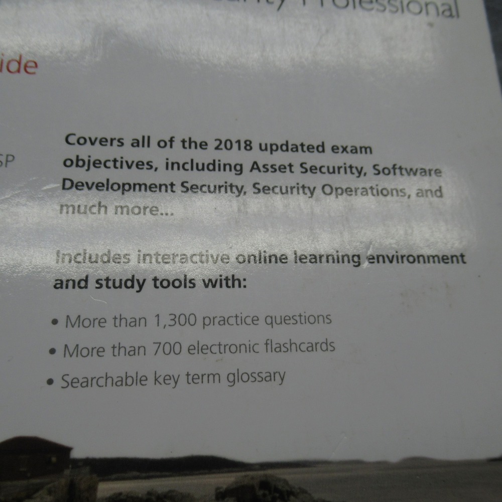 2 Books‎ ISC CISSP Certification Exam Study Guide Official Practice Tests - Picture 13 of 16